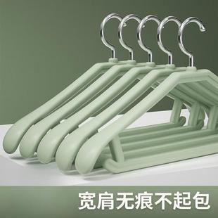 无痕晾衣架防肩角家用加宽加厚晒衣架宽肩晒衣撑收纳衣挂大衣棉衣