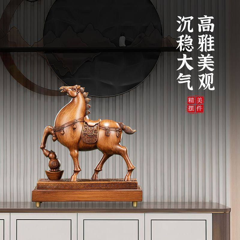 马到成功招财马摆件博古架客厅办公室酒柜装饰品公司乔迁开业礼品,家居饰品,装饰摆件,淘宝优惠券,粉丝福利购,淘宝优惠卷