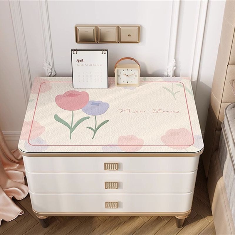 PU床头柜垫子洗衣机防晒罩免洗桌垫防水防油防烫桌布冰箱防尘盖布