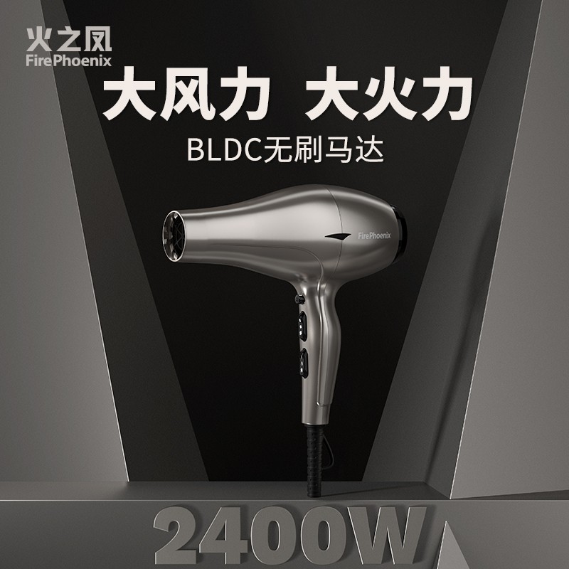 火之凤吹风机6600H发型师专用发廊理发店家用大功率大风力风筒