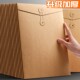 加厚A4文件袋牛皮纸档案袋资料袋标书投标袋分类收纳办公用品