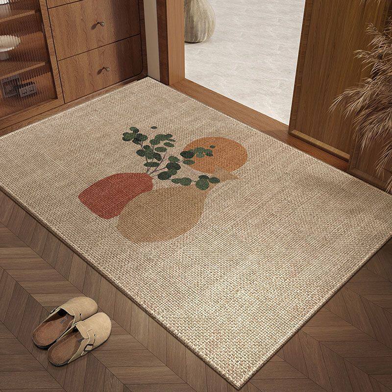 简约硅藻泥地垫入户门吸水速干脚垫防滑耐脏门口地毯门厅卧室软垫