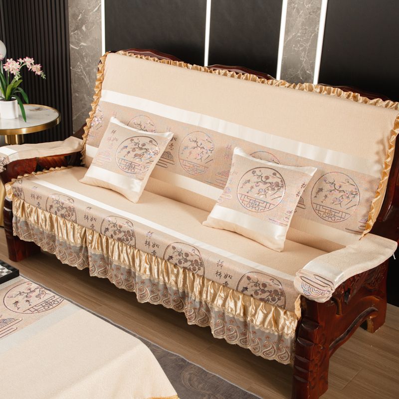 实木红木质沙发垫带靠背连体加厚中式四季防滑定做春秋椅海绵坐垫