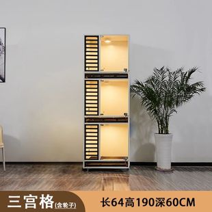 小型犬实木玻璃狗柜狗别墅宠物寄养笼子展示狗屋厕所宠物定制狗笼