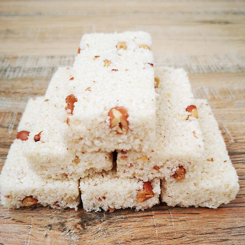 新货子口乐乐口酥原味花生小米酥米花糖冻米糖独立小包装膨化零食