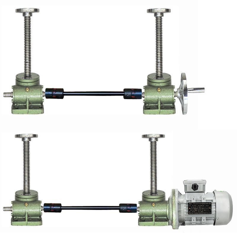 丝杆升降机多台联动电动手动SWL螺杆螺旋升降器双联同步升降丝杆
