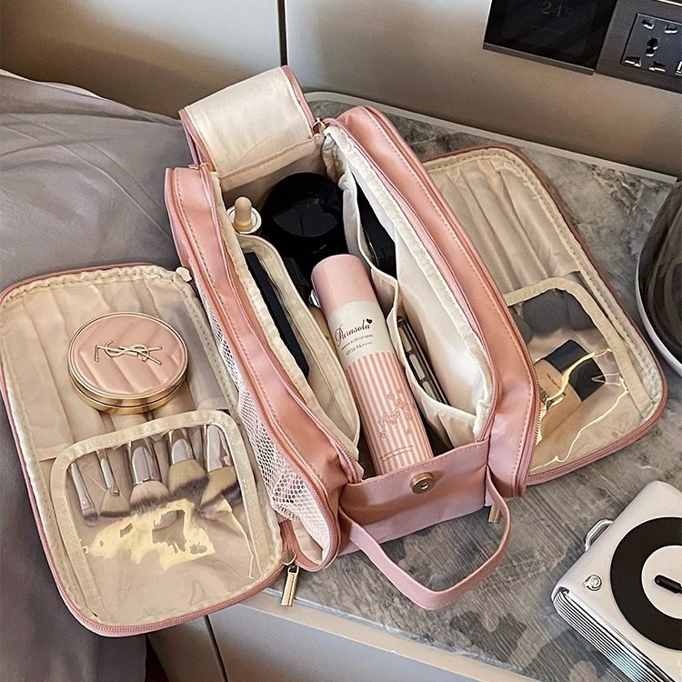 网红化妆包大容量高级精致化妆袋便携旅行防水防摔ins收纳外出包