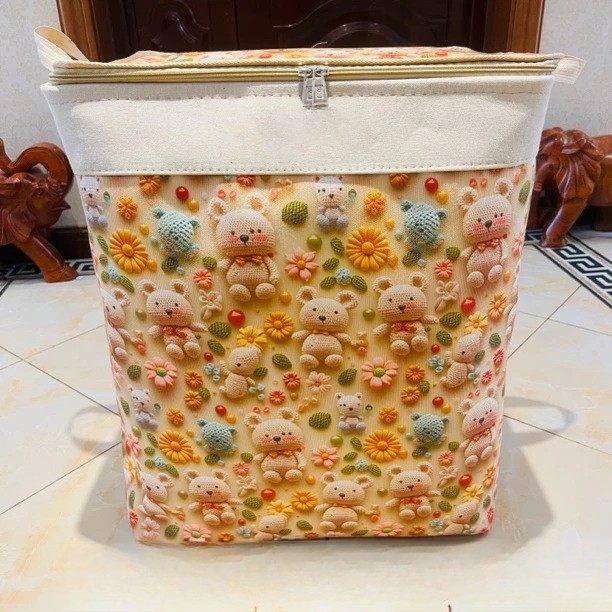 拉萨发货西藏包邮被子衣物整理袋加厚大号防尘印花可折叠收纳箱,收纳整理,保温包,淘宝优惠券,粉丝福利购,淘宝优惠卷