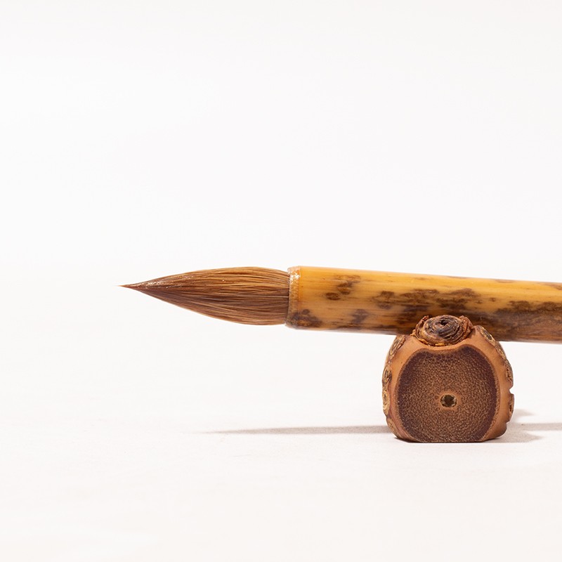 【地葵】出锋2.3口0.7纯辽尾狼毫传统专业级毛笔行书王羲之小楷毛