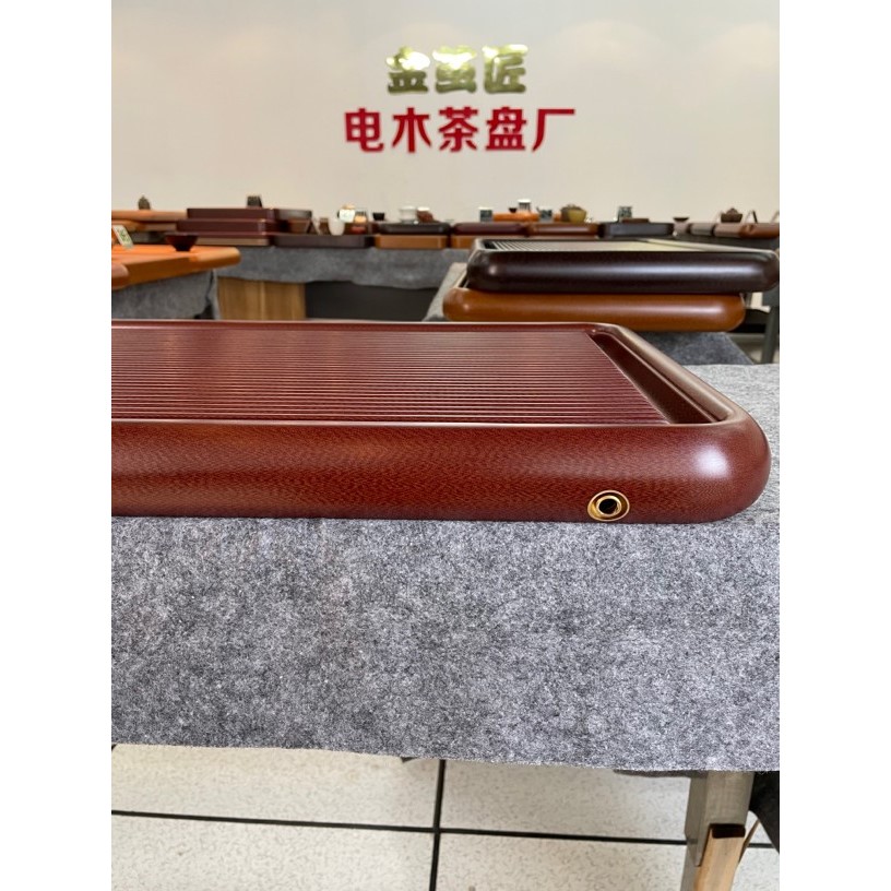 德料40支红龙鳞纹电木茶盘高端茶海家庭轻奢套装家用大号顺丰包邮