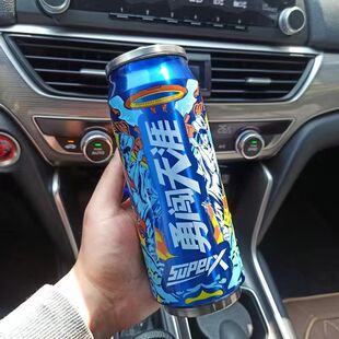 勇闯天涯拍照瓶子创意316不锈钢男女高颜值保温杯潮流带吸管保