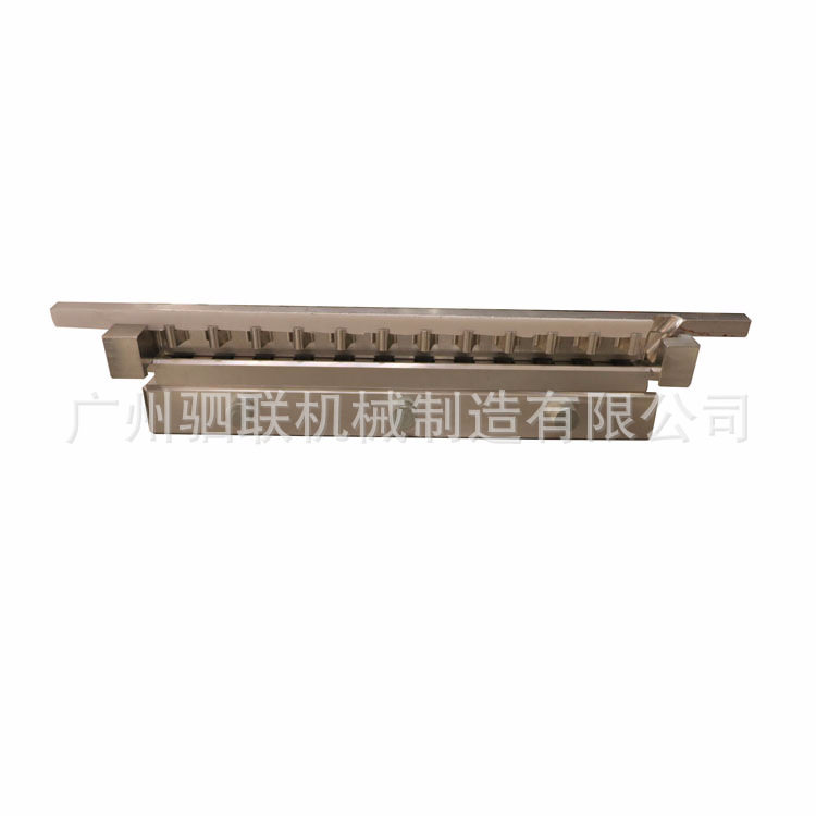 铝制雕花口红模具双色夹心硅胶夹传动链