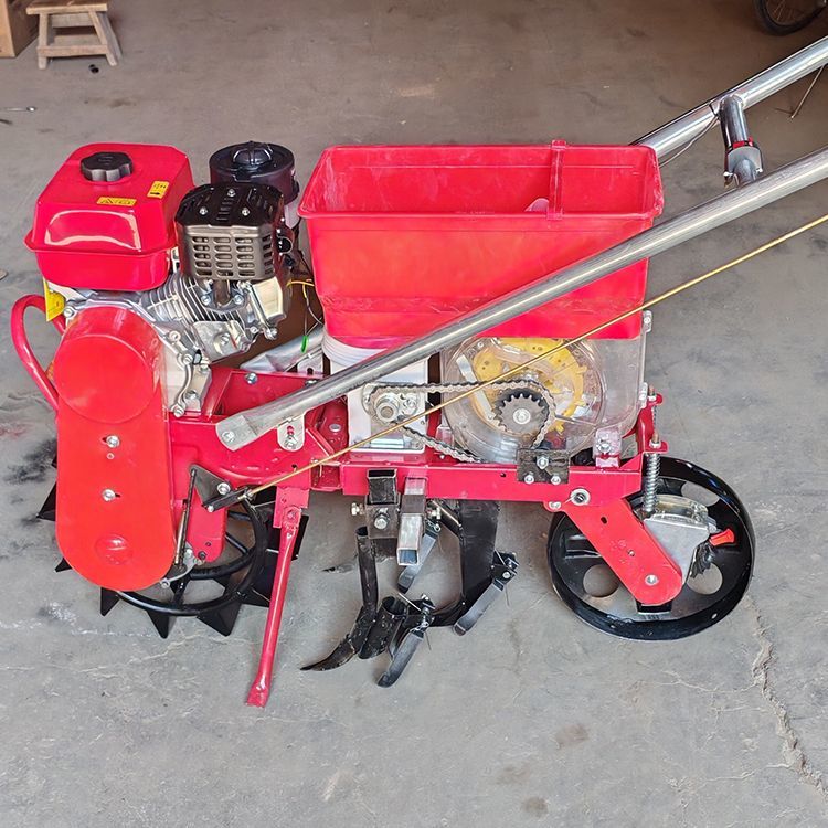 自走式汽油机施肥机播种一体机追肥手推式电动玉米小麦施肥机器新