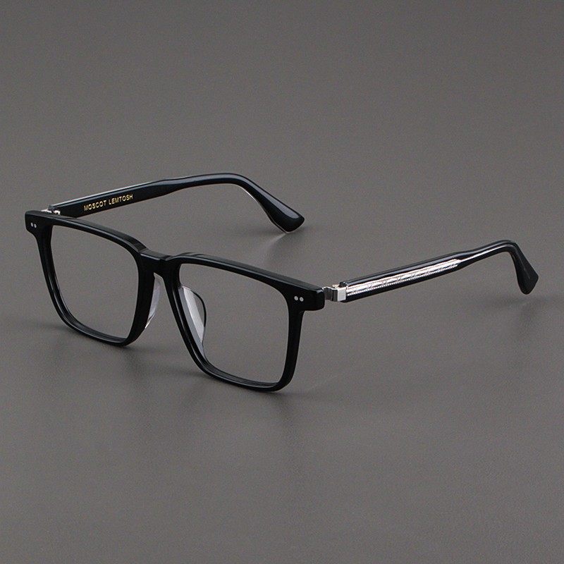 MOSCOT LEMTOSH眼镜框男款美式复古黑色方框镜架胖子大脸近视镜女
