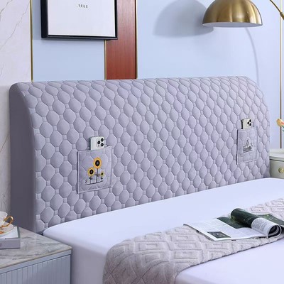 床头罩全包弹力通用卧室床头套床头防尘夹棉床头套罩网红推荐可洗