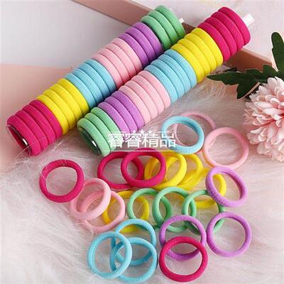 66 pcs Rubber band horsetail Headdress hair ring head ropes