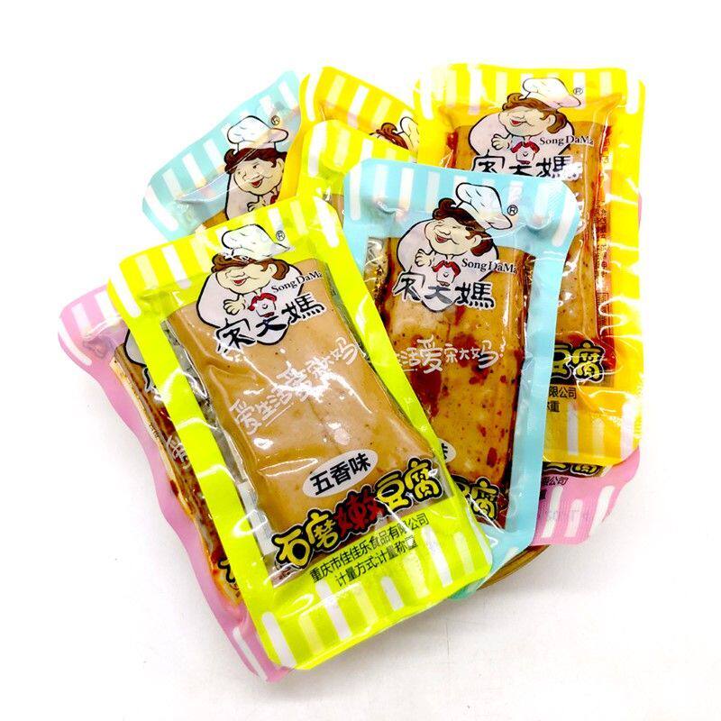 重庆宋大妈石磨嫩豆腐小包装办公休闲垫肚零食烧烤香辣五香麻辣