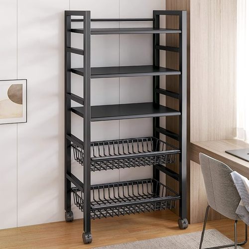 居厨厨菜篮子厨房置物架家用多功能科移动货架落地多层蔬菜收纳架