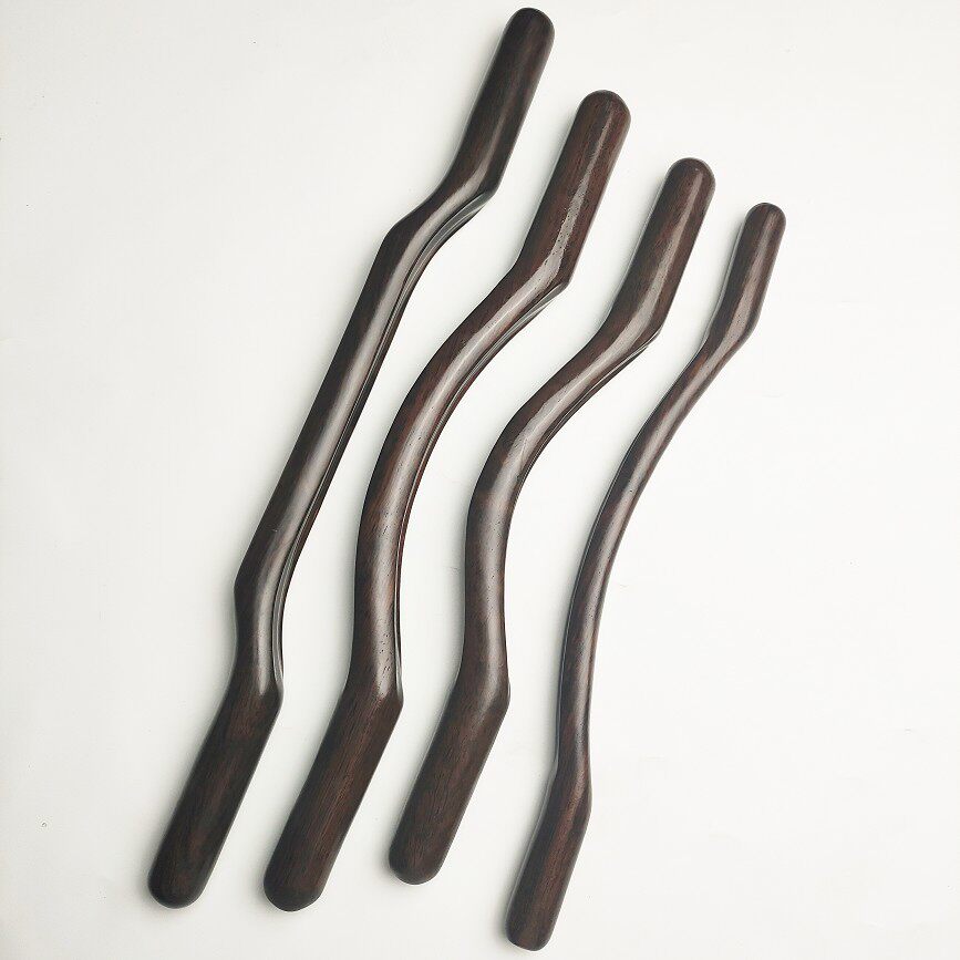 手工打磨黑檀进口实木擀筋棒拔筋棒按摩穴位刮痧神器疏通经络