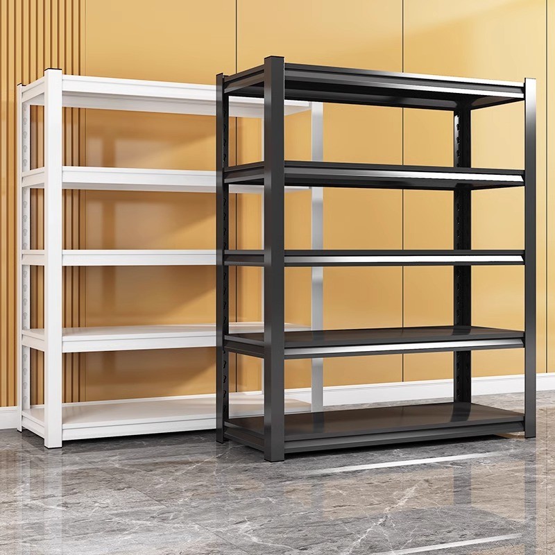 家用货架置物架多层落地仓库阳台储藏室厨房铁架子超市钢制收纳架