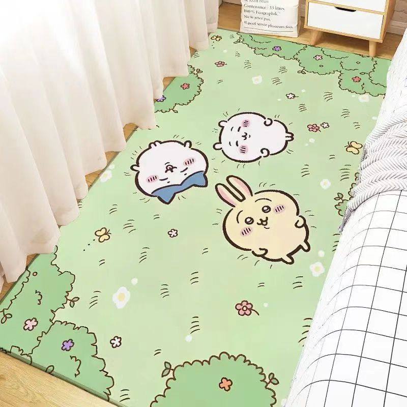 卧室专用地垫卡通吉伊卡哇加厚地毯可爱风宿舍卧室客厅床边飘窗加,居家布艺,床边毯,淘宝优惠券,粉丝福利购,淘宝优惠卷