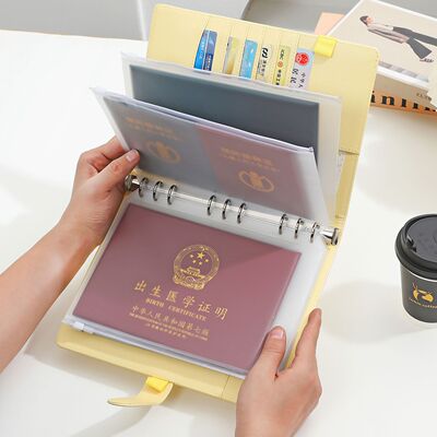 房地产证收纳包家庭证件婴儿宝宝出生证明疫苗本保护套家用户口
