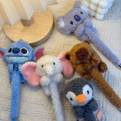 稀奇古怪小文具网红玩具笔玩偶小型抽象小玩意史迪仔考拉毛绒学生