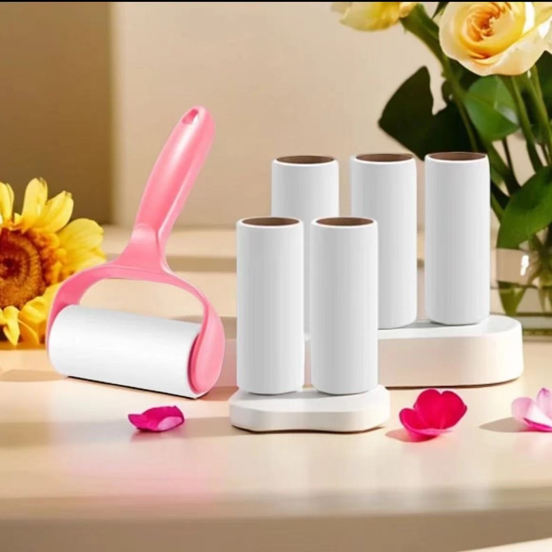 【1手柄+6卷纸】粘毛器滚筒可撕式粘尘去毛(30撕/卷)