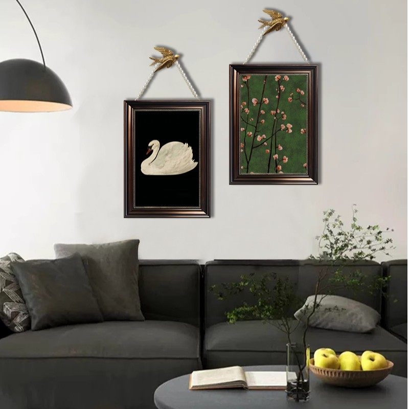 法式中古风玄关装饰画轻奢高级感走廊过道挂画客厅背景墙餐厅壁画,家居饰品,现代装饰画,淘宝优惠券,粉丝福利购,淘宝优惠卷