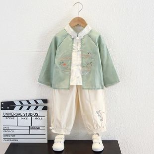 男童汉服日常可穿幼儿园汉服男童国学2024新款儿童中国小少爷古装