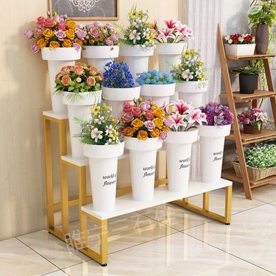 24宽多层室内阶梯形鲜花卉花店花架展示架多肉展示架阳台客厅