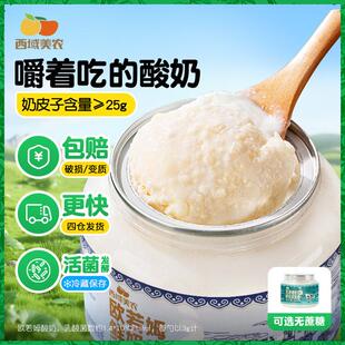 西域美农欧若姆奶皮子酸奶570gx2罐内蒙古奶制品特产非干噎酸奶