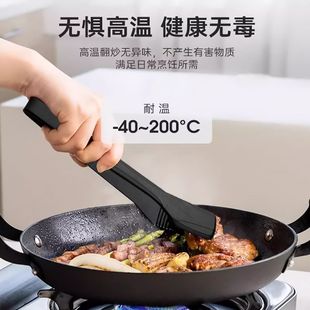 厚皮橙牛排夹一体硅胶食品夹子食品厨房家用耐高温防烫食物夹同款