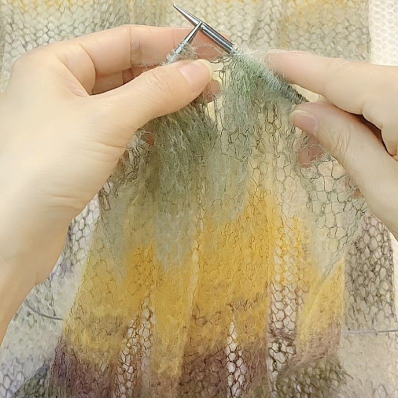 LECERF小马海Kid Mohair手工编织马海毛线细线钩针线