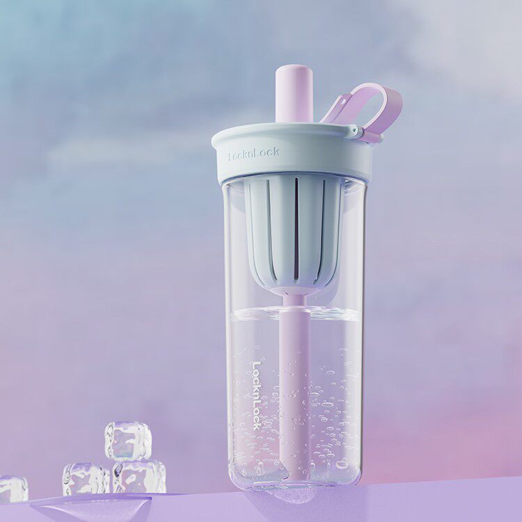 Lock&Lock/乐扣乐扣达人奶茶杯网红女生塑料吸管大容量水杯Tritan