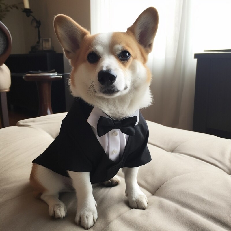 狗狗婚礼衣服西装礼服宠物西服燕尾服柯基柴犬金毛婚纱照衣服