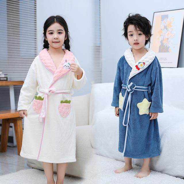 【如之纺】儿童可穿式浴巾中大童柔软吸水洗澡浴衣珊瑚绒家居服浴,童装/婴儿装/亲子装,浴袍,淘宝优惠券,粉丝福利购,淘宝优惠卷