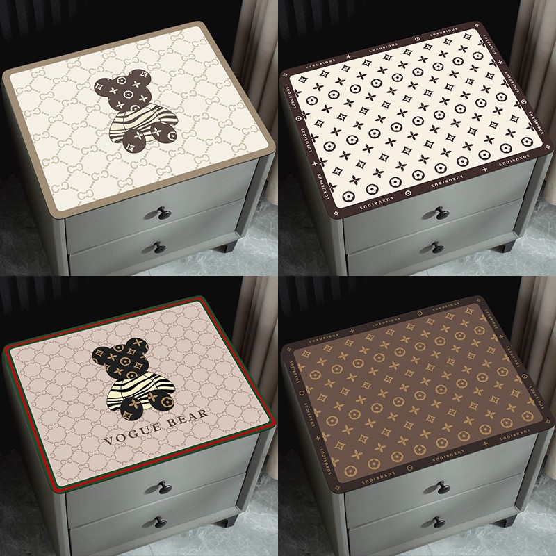 床头柜盖布硅藻泥桌垫现代简约桌布冰箱防尘保护套洗衣机防水盖巾