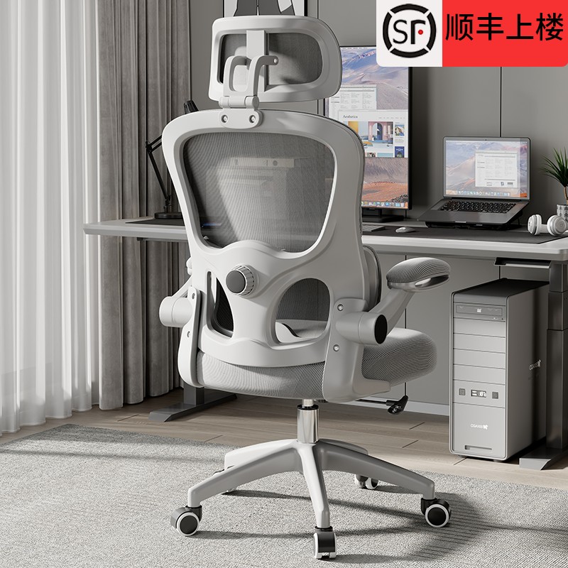 人体工学椅电竞椅护腰护颈电脑椅子家用舒适久坐转椅升降办公座椅