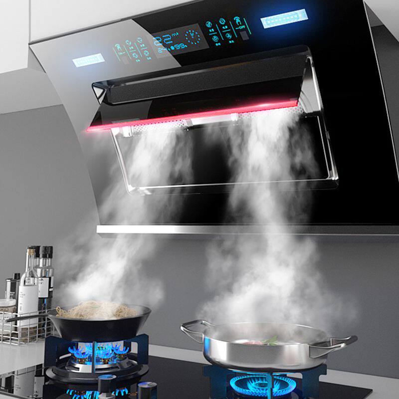 SAST/先科油烟机家用双电机侧吸大吸力自动清洗厨房抽油烟机特价