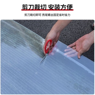 阳光板隔热采光板遮阳板雨棚挡雨板养殖大棚平面阳光房透明塑料板