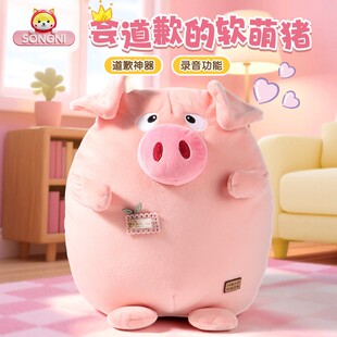 可爱小猪娃娃道歉可录音会说话玩偶公仔毛绒玩具女孩礼物哄女友