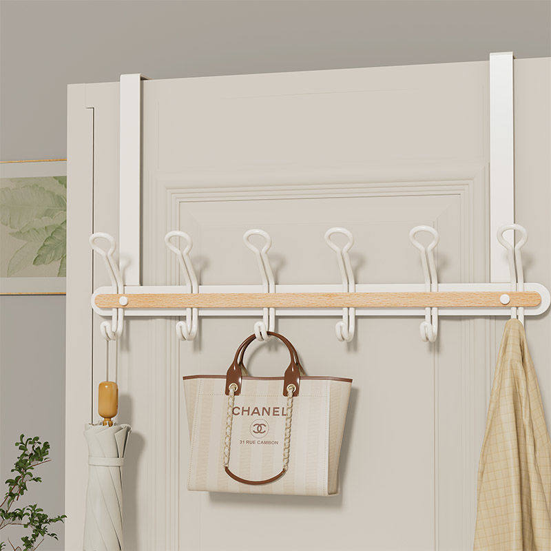 挂门后挂衣架免打孔高门加长背式挂钩衣服包收纳置物门口上挂衣钩,收纳整理,挂钩/粘钩,淘宝优惠券,粉丝福利购,淘宝优惠卷