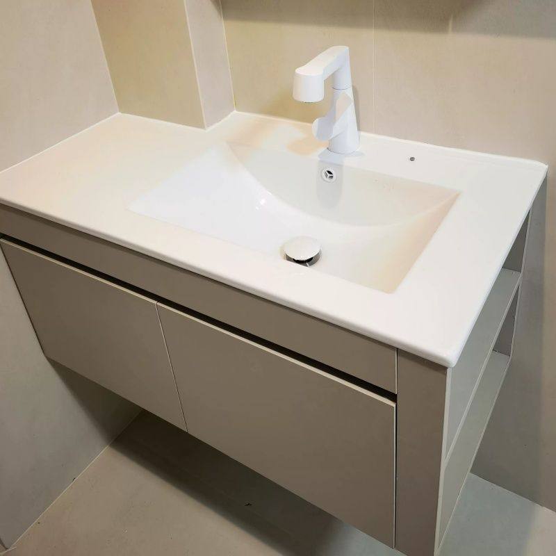 定制浴室柜组合岩板一体盆陶瓷切角卫生间洗手池储物柜洗漱台盆柜,家装主材,浴室柜组合,淘宝优惠券,粉丝福利购,淘宝优惠卷