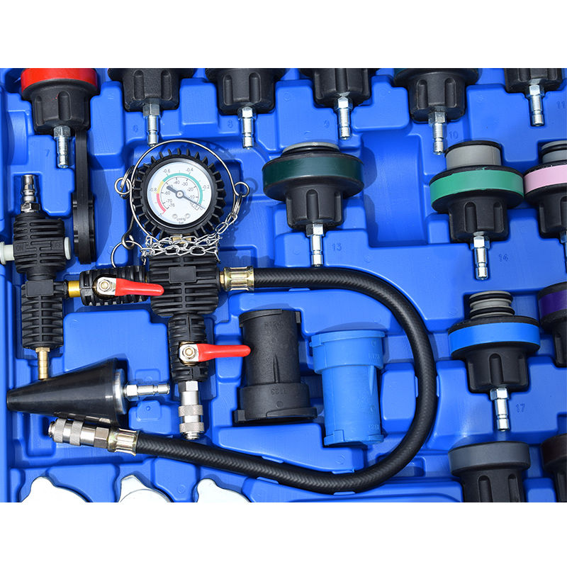 34件28件汽车水箱压力表水箱测漏仪检测工具防冻液更换机加注器