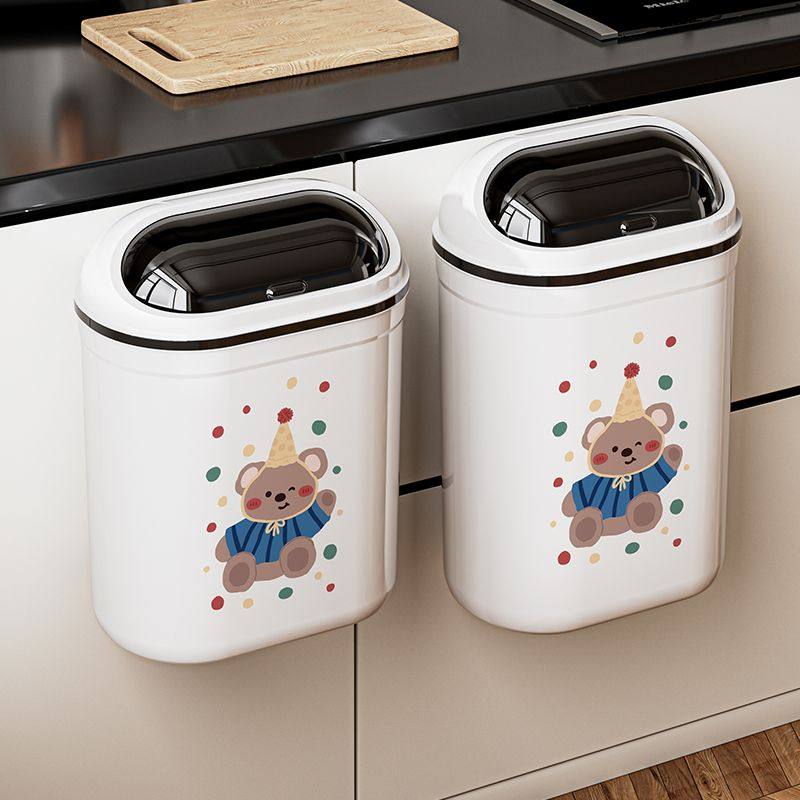 卫生间垃圾桶家用专用高颜值带盖极窄夹缝新款卫生桶厕所壁挂式,家装主材,厨用垃圾桶,淘宝优惠券,粉丝福利购,淘宝优惠卷