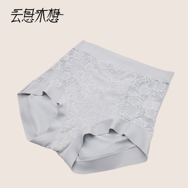 Ysimo-X云思木想玫瑰佳人蕾丝提花纹理莫代尔桑蚕丝女士内裤13361