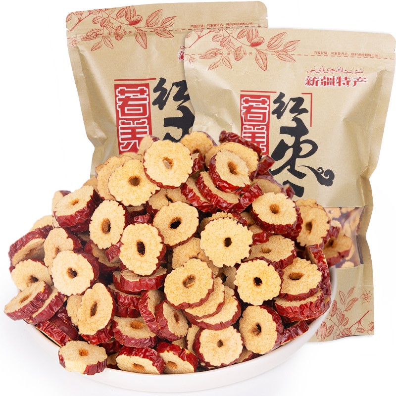 特产红枣干200g/500g酥脆甜红枣片泡茶泡水嘎嘣脆干吃打豆浆
