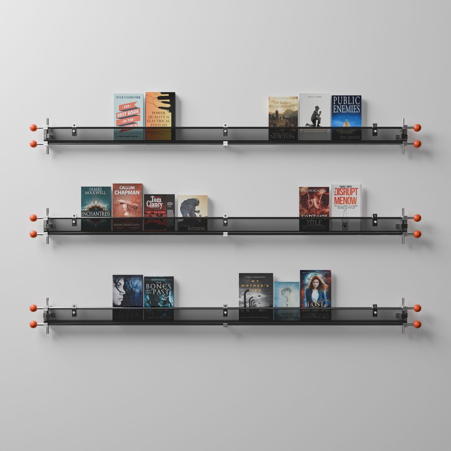 墙壁上的置物架爆款亚克力杂志架包豪斯光轴亚克力置物架亚挂墙克