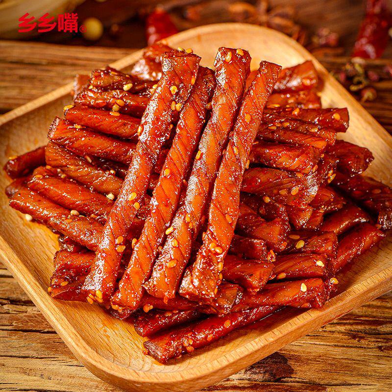 乡乡嘴不二豆卷豆筋棒麻辣条休闲小吃零食豆干素食品豆腐干豆制品